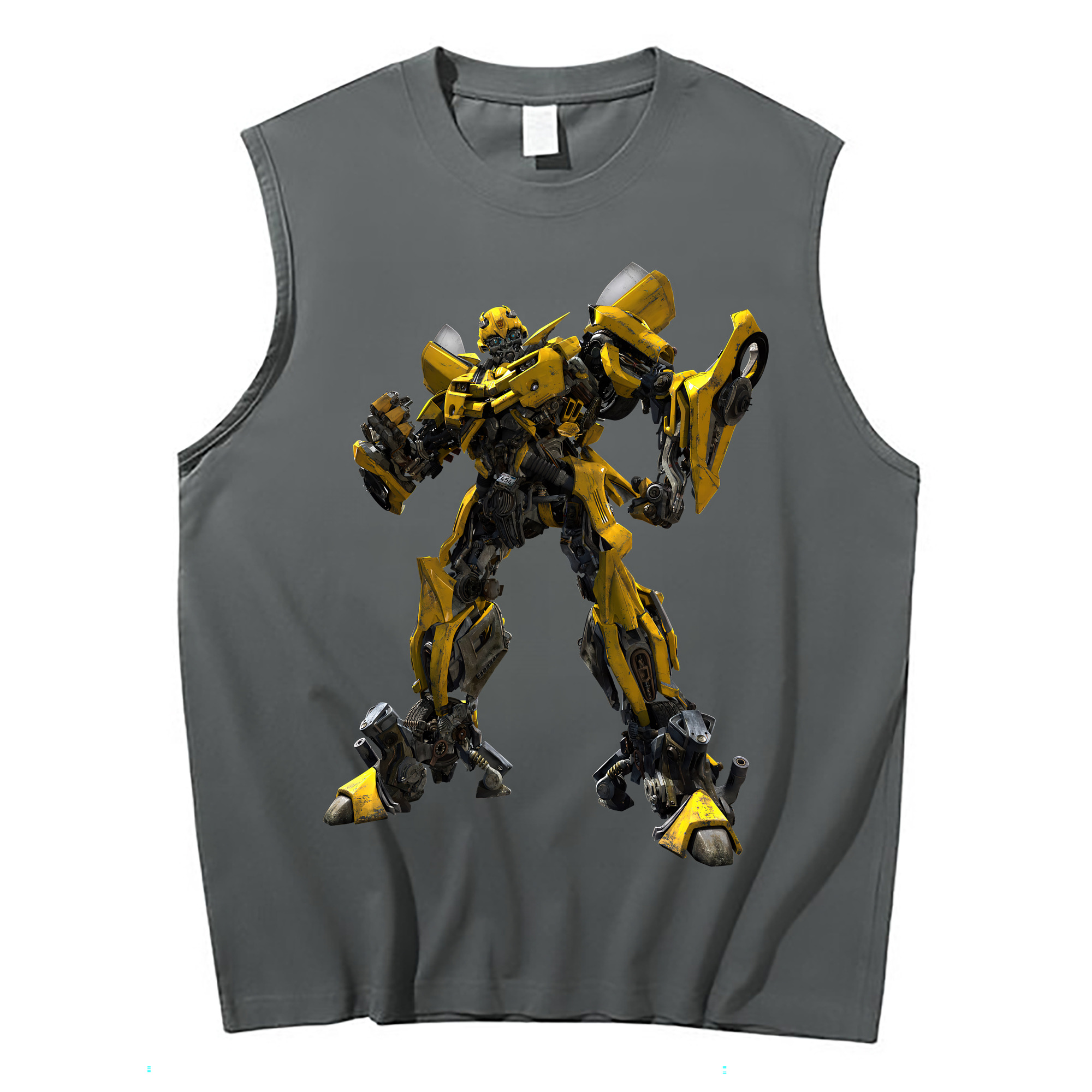 （画像用） Transformers トランスフォーマー コットン100％タンクトップ（フロントプリント）
